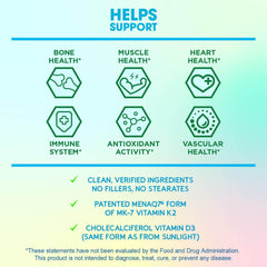 Vitamin D3 K2 for heart health and immune support image