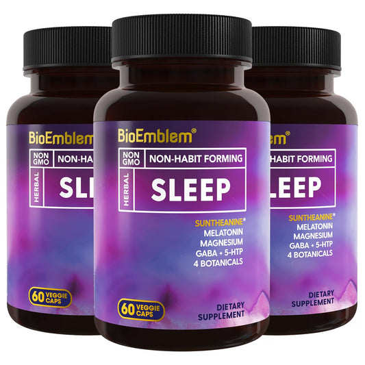 BioEmblem Sleep Aid bottle front