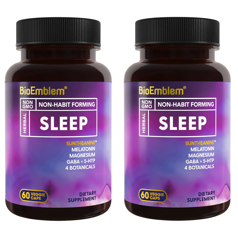 BioEmblem Sleep Aid with Melatonin and Magnesium