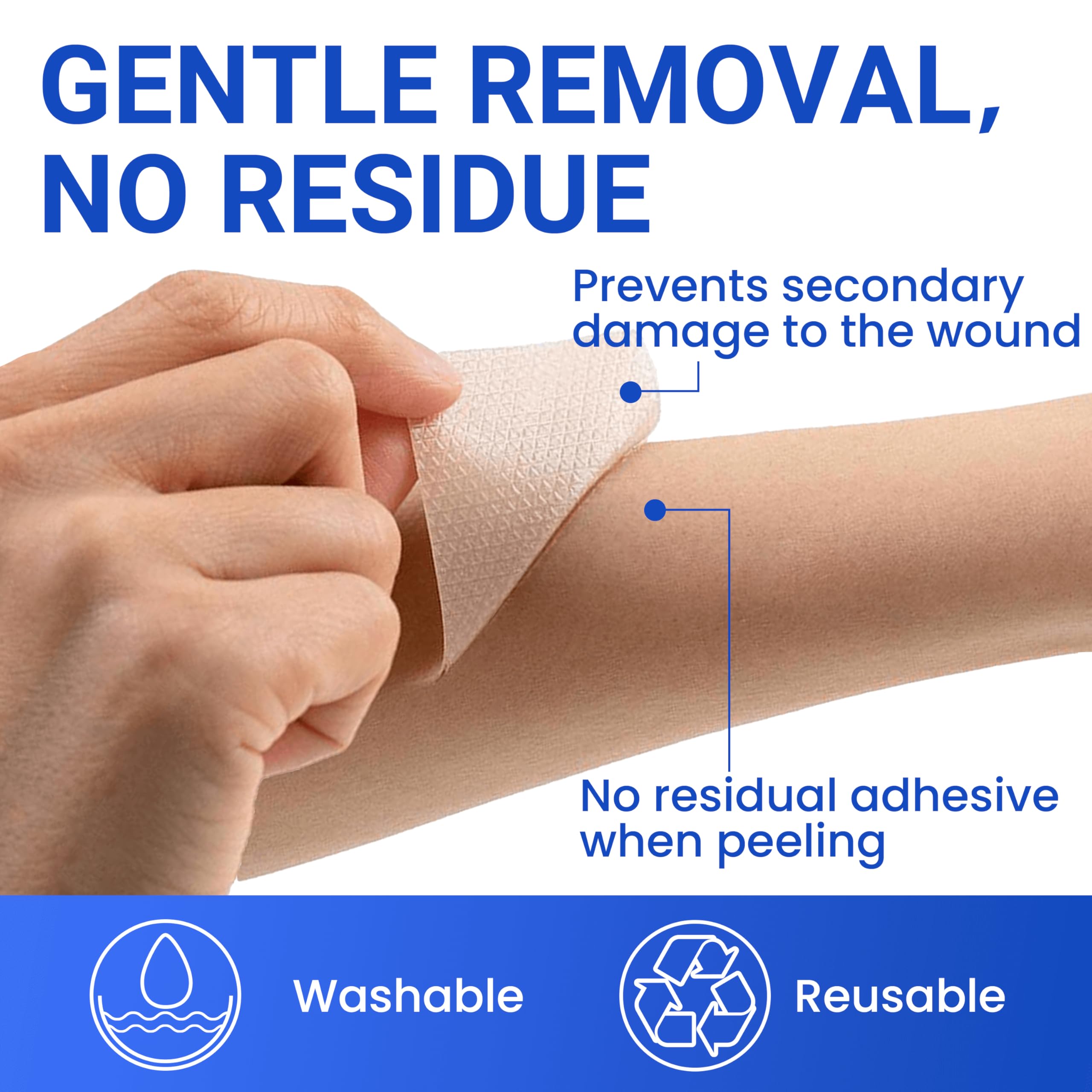 Bioemmalab silicone scar sheets soft, breathable silicone moves with skin.
