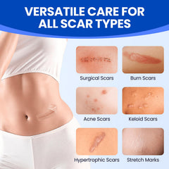 Bioemmalab silicone scar sheets skin-tone blend for discreet facial scar coverage.