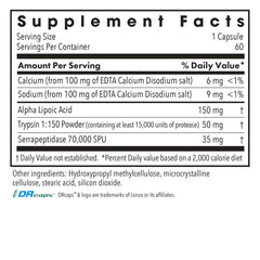 Close-up of the Biofilm Neutralizer label