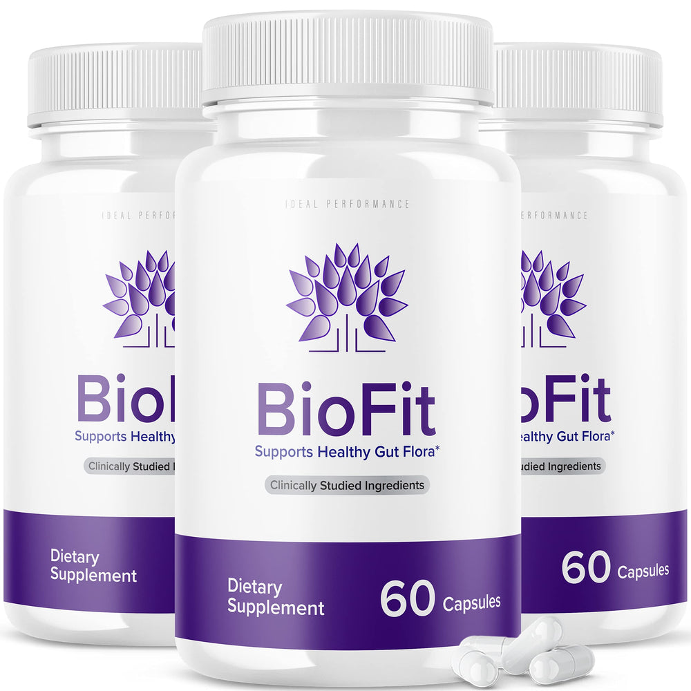 IDEAL PERFORMANCE Biofit Probiotic Pills - 3 Bottles
