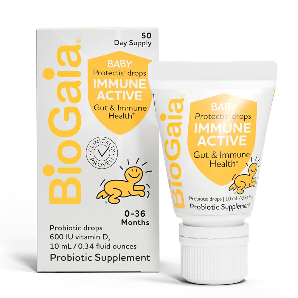 BioGaia Immune Active Baby Probiotic Drops with Vitamin D – hero image