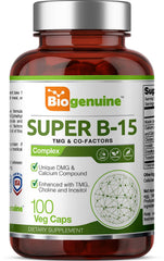 Biogenuine Super B-15 100 Vcaps bottle