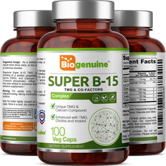 Ingredients panel for Biogenuine Super B-15