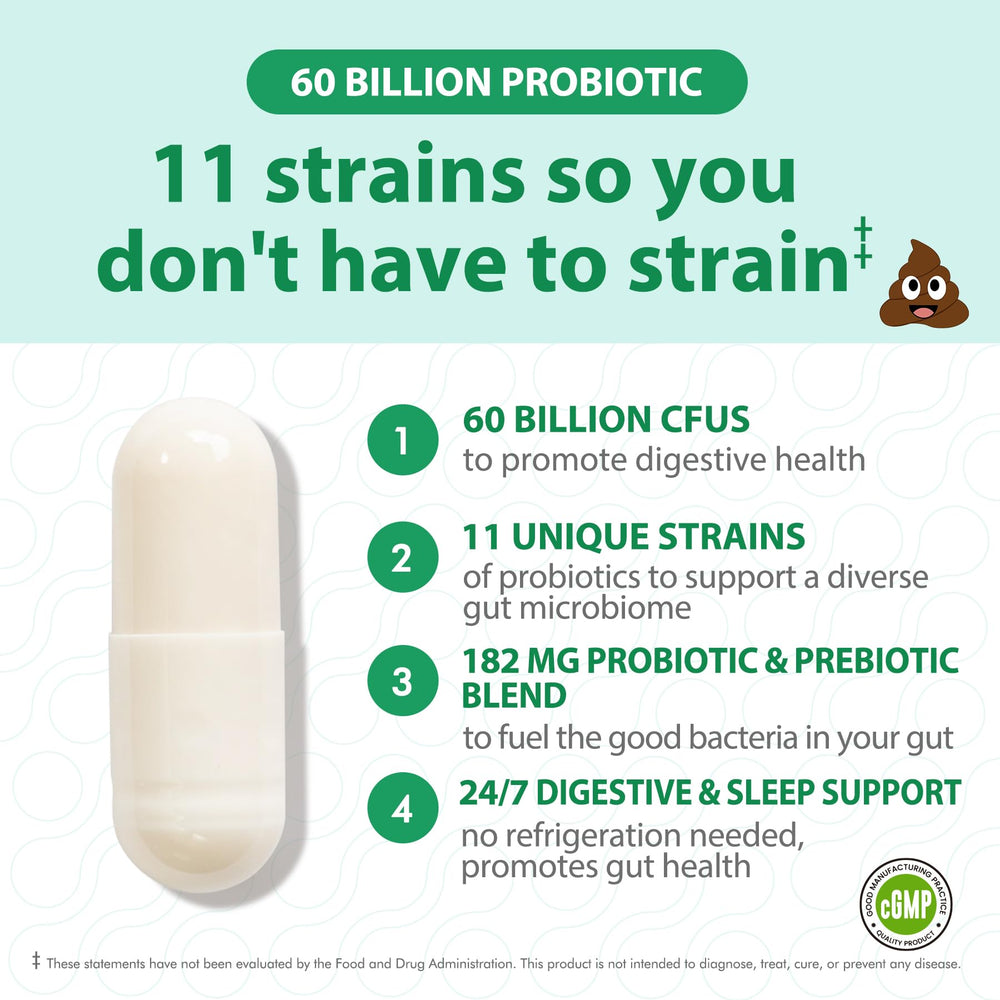 Graphic indicating immune and digestive health support