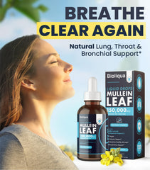 Coconut-flavored Mullein tincture with dropper