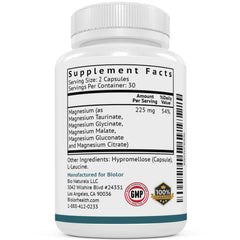 Biolor Magnesium Complex packaging box