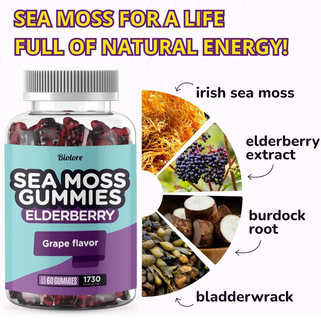 Kid-friendly grape-flavored gummies