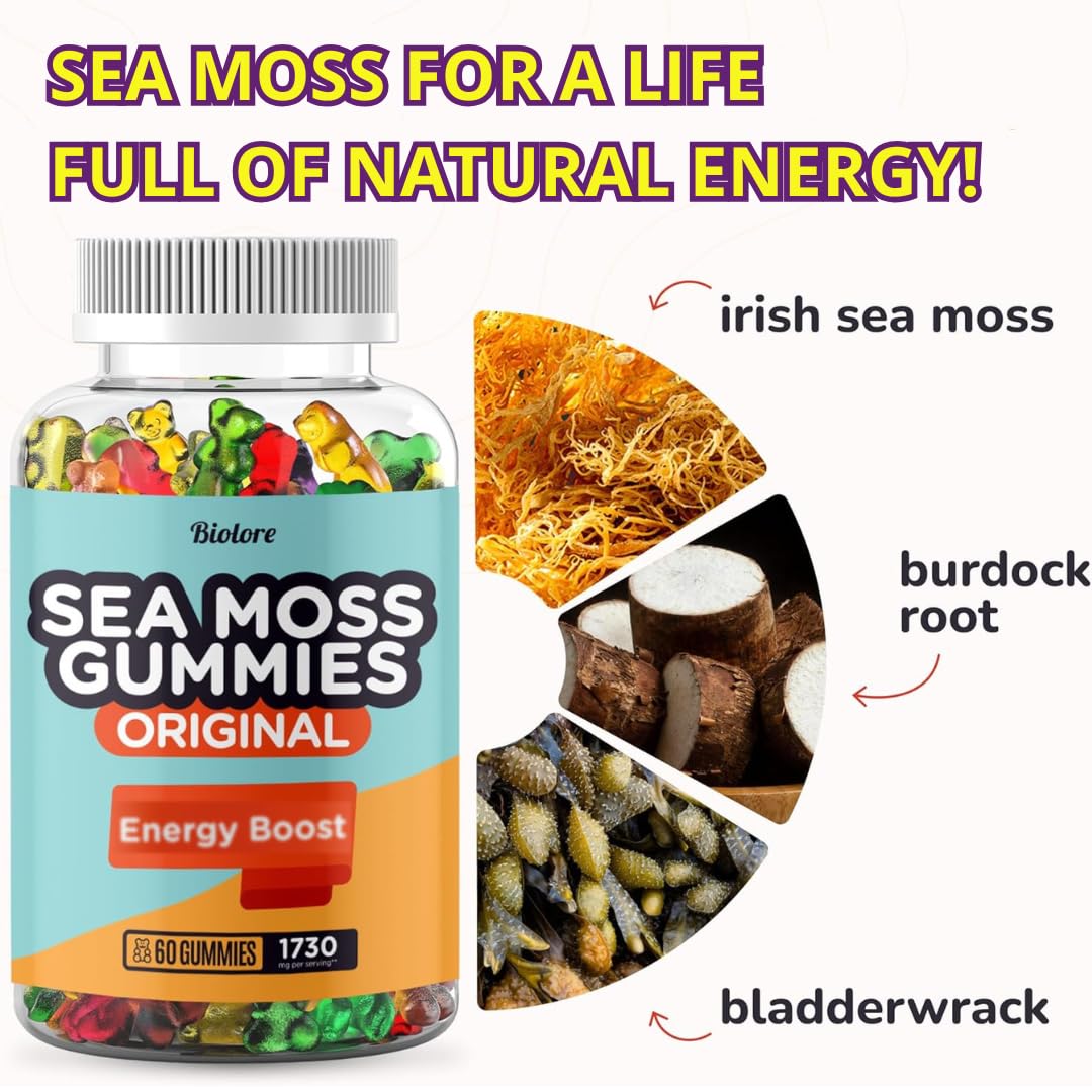 Biolore Sea Moss Gummies for kids use