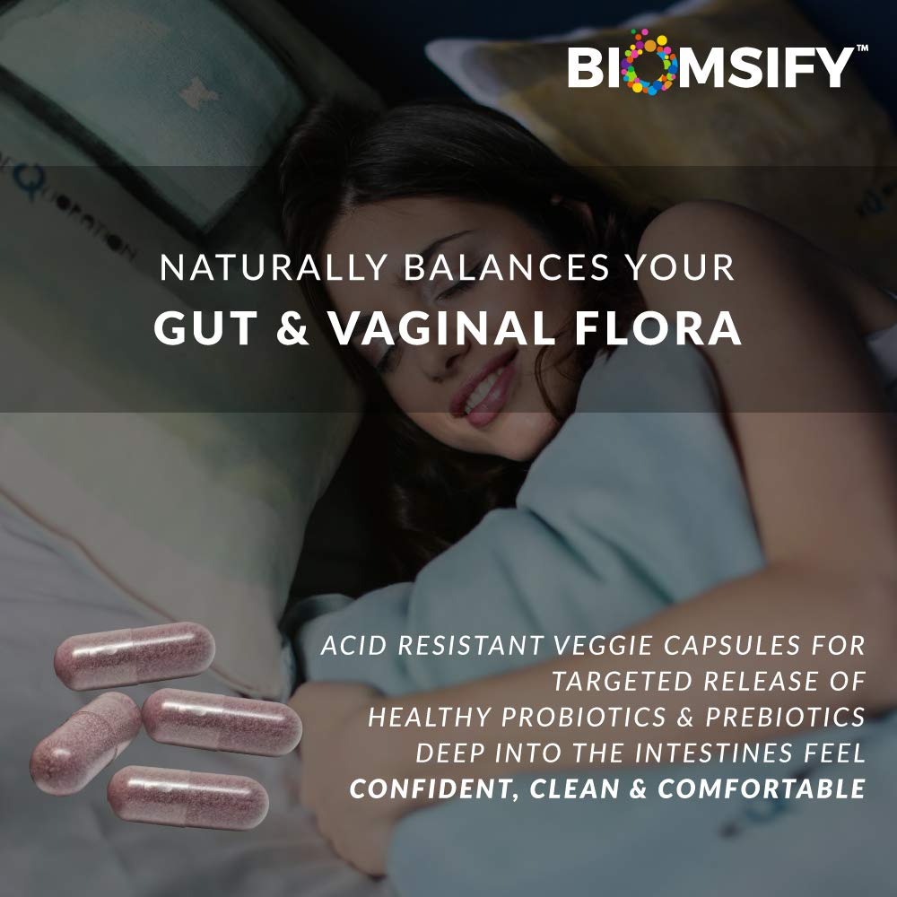 Dairy free and gluten free probiotic capsules for women