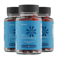 Bioma Hair Skin Nails Gummies bottle with label