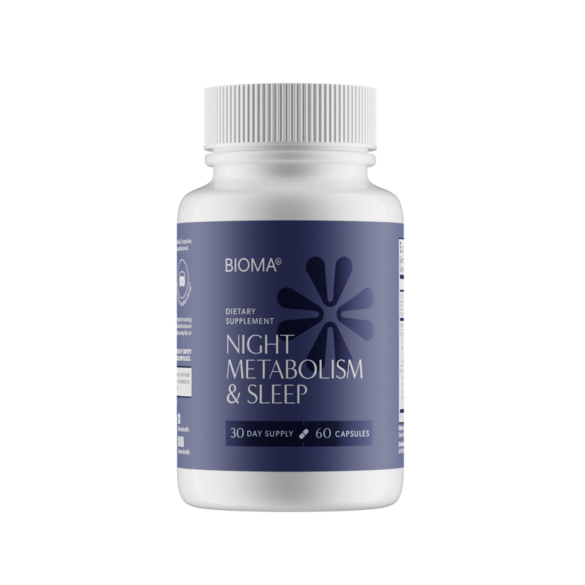 Bioma Night Metabolism & Sleep bottle on white background