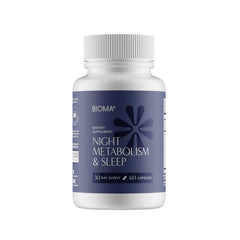 Bioma Night Metabolism & Sleep bottle on white background