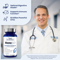 Digestive health benefits with two trademarked probiotics
