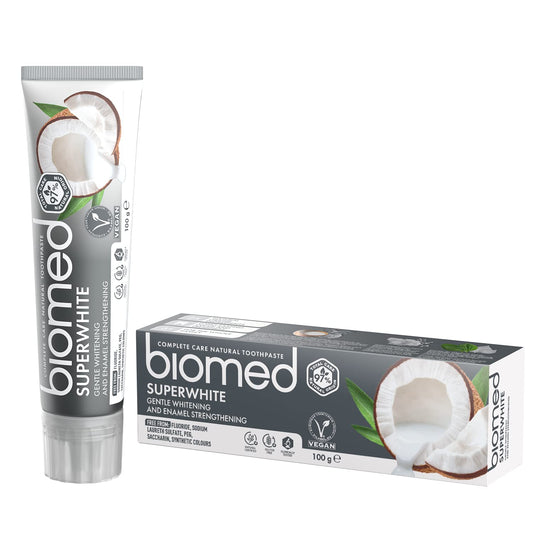 Biomed Superwhite Coconut Whitening Toothpaste 100g - front view