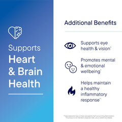 Concentrated 1000 mg omega-3 per softgel in Biomega-1000