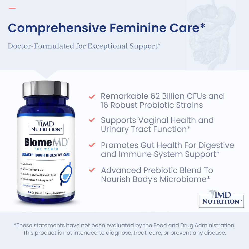 Graphic illustrating 16 probiotic strains with prebiotics