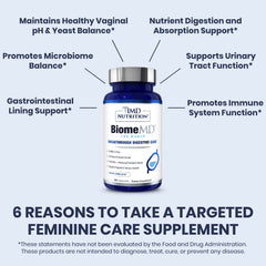 Capsules of BiomeMD Probiotics for Women