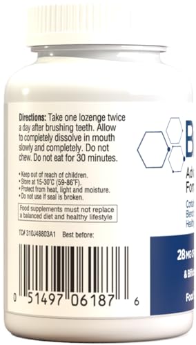 Bionaze capsules for BLIS K12 improve breath freshness and gum health.