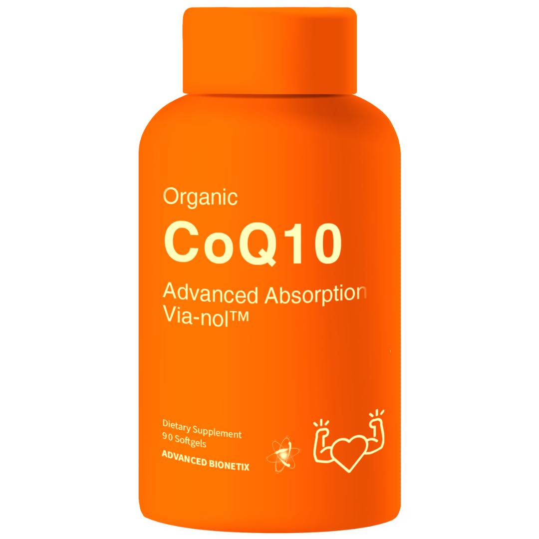 Bionetix CoQ10 200mg with Black Pepper softgels bottle