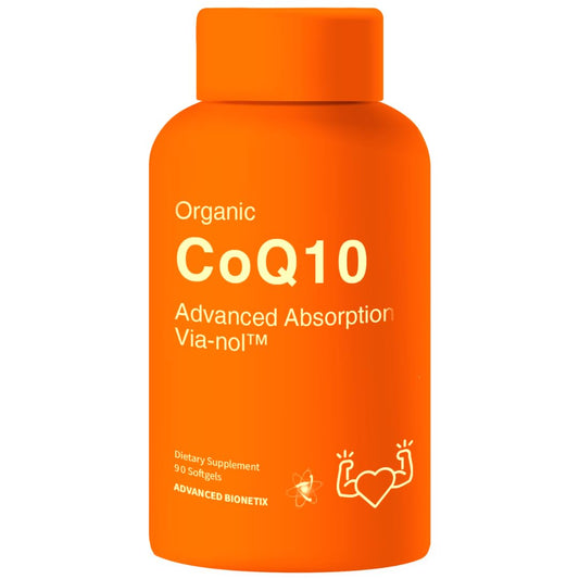 Bionetix CoQ10 200mg with Black Pepper softgels bottle
