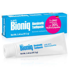 Product image: Bioniq Classic toothpaste bottle with 20% hydroxyapatite 3.44 oz