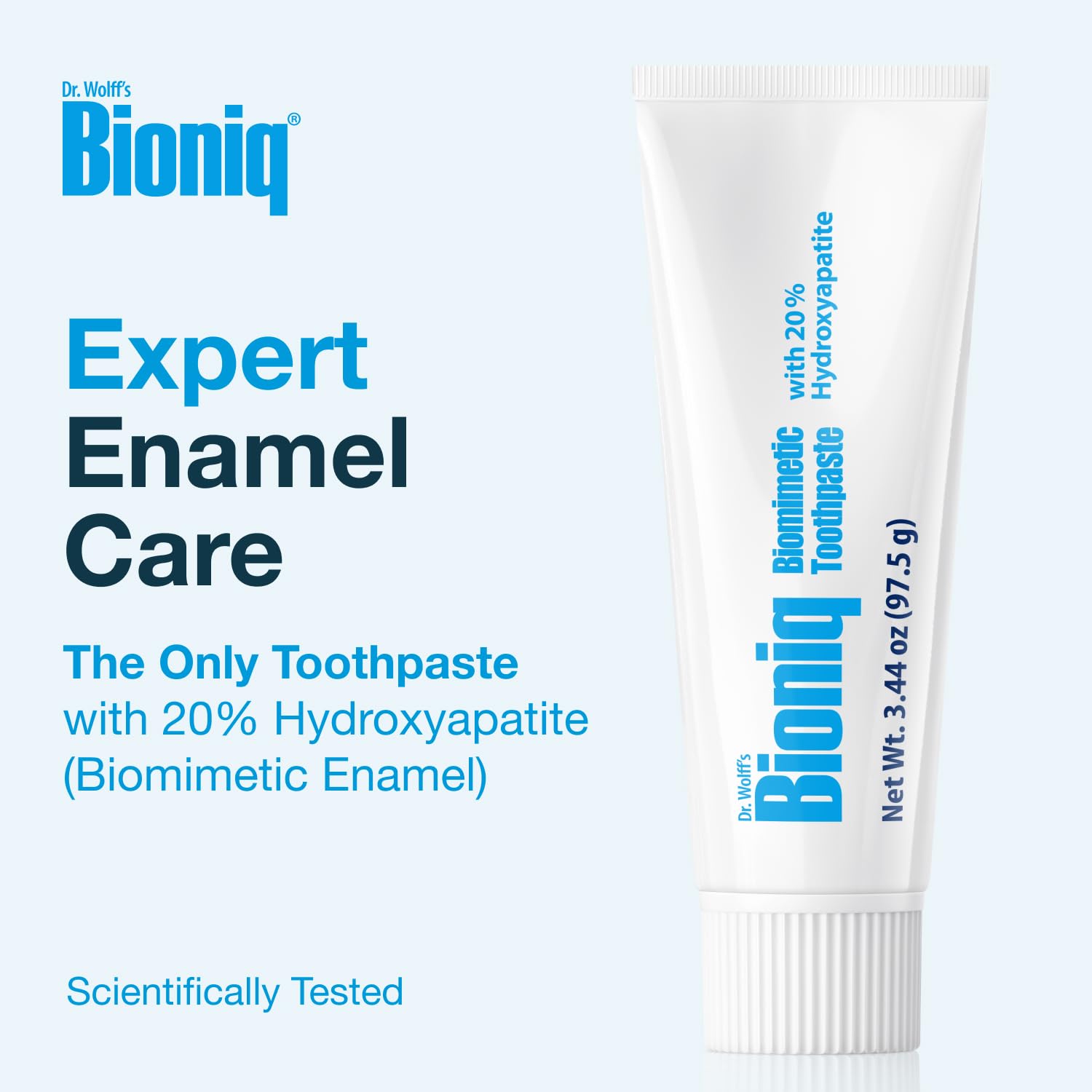 Fluoride-free and SLS-free toothpaste formula