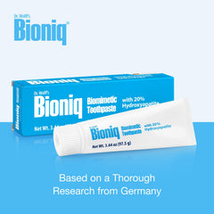 Ingredient label highlighting hydroxyapatite BioHAP