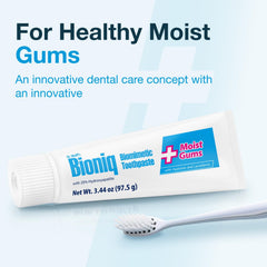Graphic illustrating 20% hydroxyapatite (BioHAP) in the toothpaste