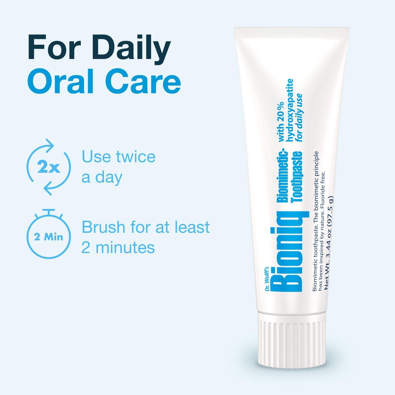 Age guideline 12+ icon on toothpaste packaging