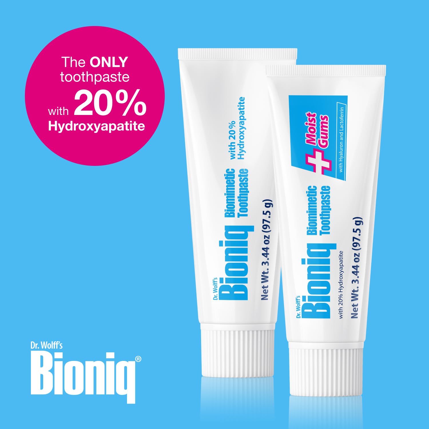 Daily use toothpaste arrangement with three tubes