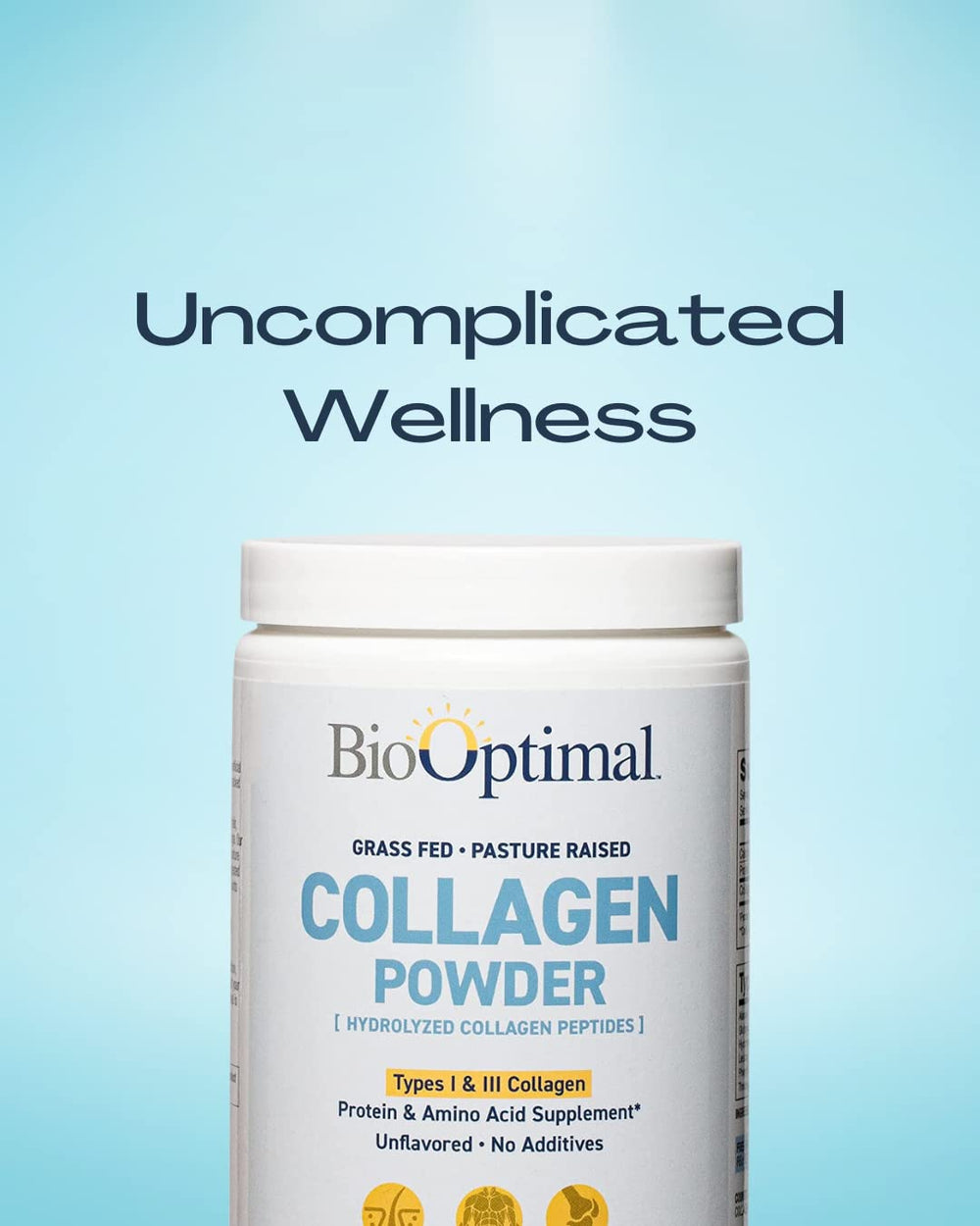 Close-up of multi-collagen ingredients (types I & III)
