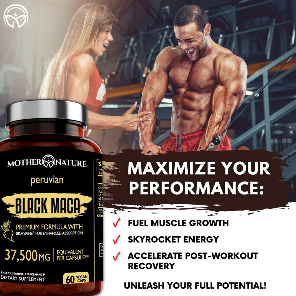 Close-up of Bioperine-enhanced maca capsules for better absorption