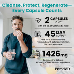 Bioperine for enhanced absorption in liver supplement