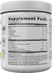 Nutrition label showing 15 servings