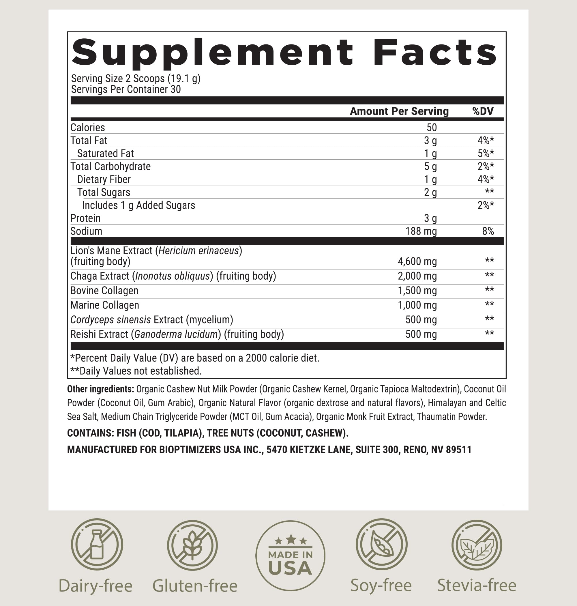BIOptimizers 30 servings pouch showcases practical daily ritual.