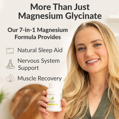 Lifestyle shot illustrating wellness and daily activities with magnesium supplement.
