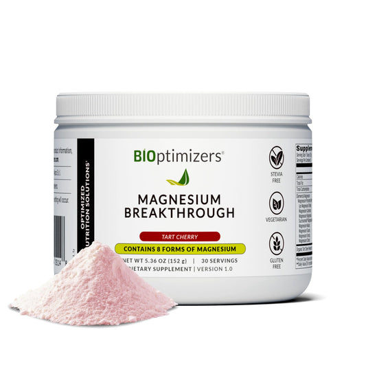 BIOptimizers Magnesium Breakthrough Drink bottle and packaging