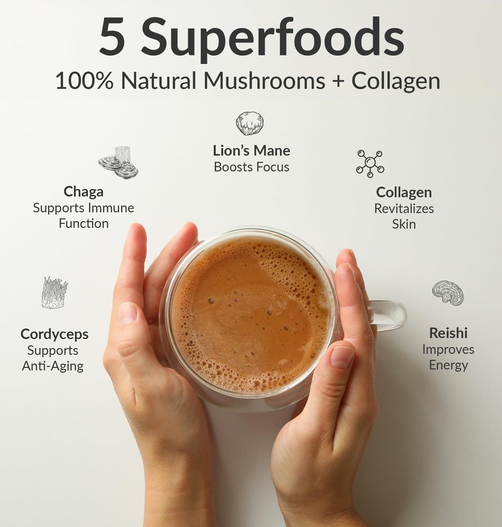 Collagen peptides and MCT oil blend for beauty and gut health