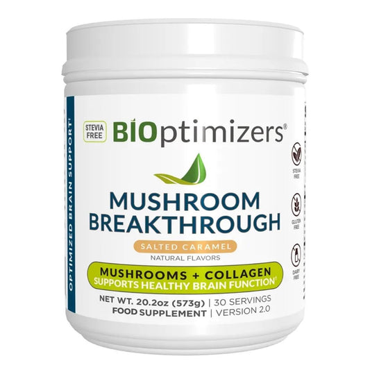 BIOptimizers Salted Caramel Mushroom Coffee Alternative product hero