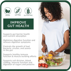 Bottle showing 60 vegan capsules