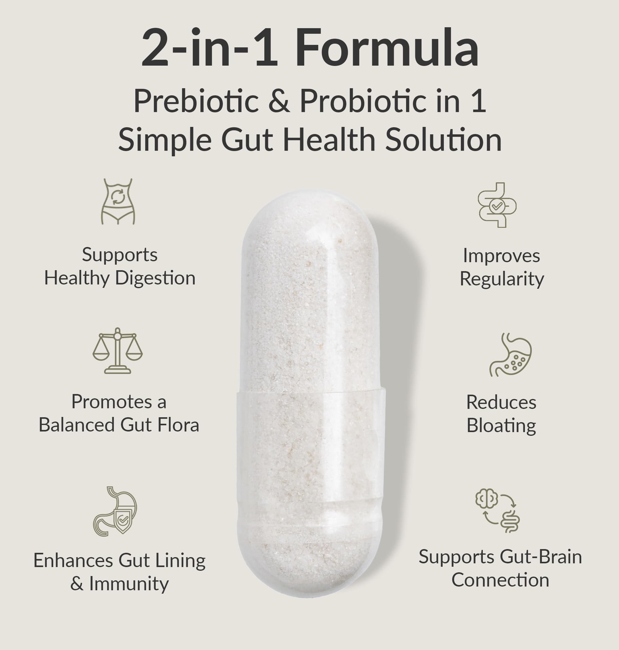Close-up of BiOptimizers Probiotic Breakthrough capsules
