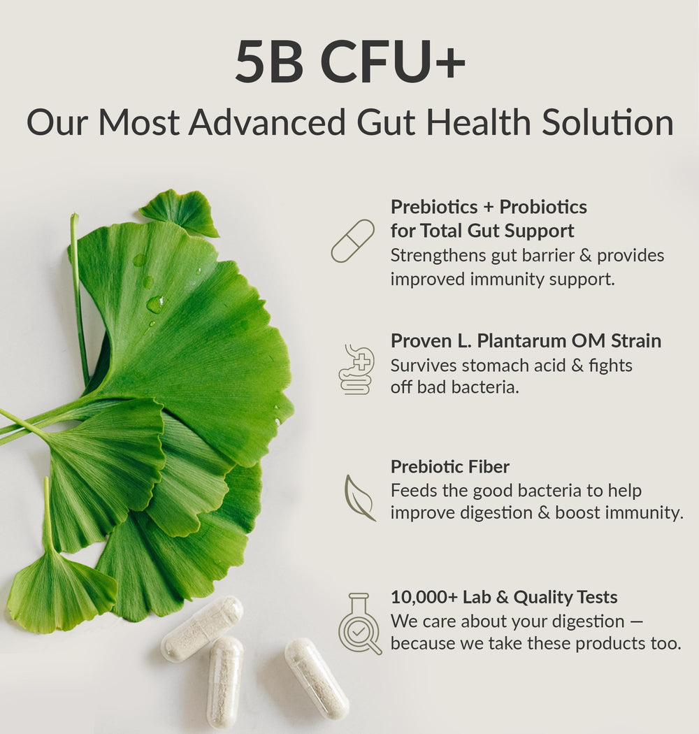 Illustration of probiotic ingredients and prebiotics