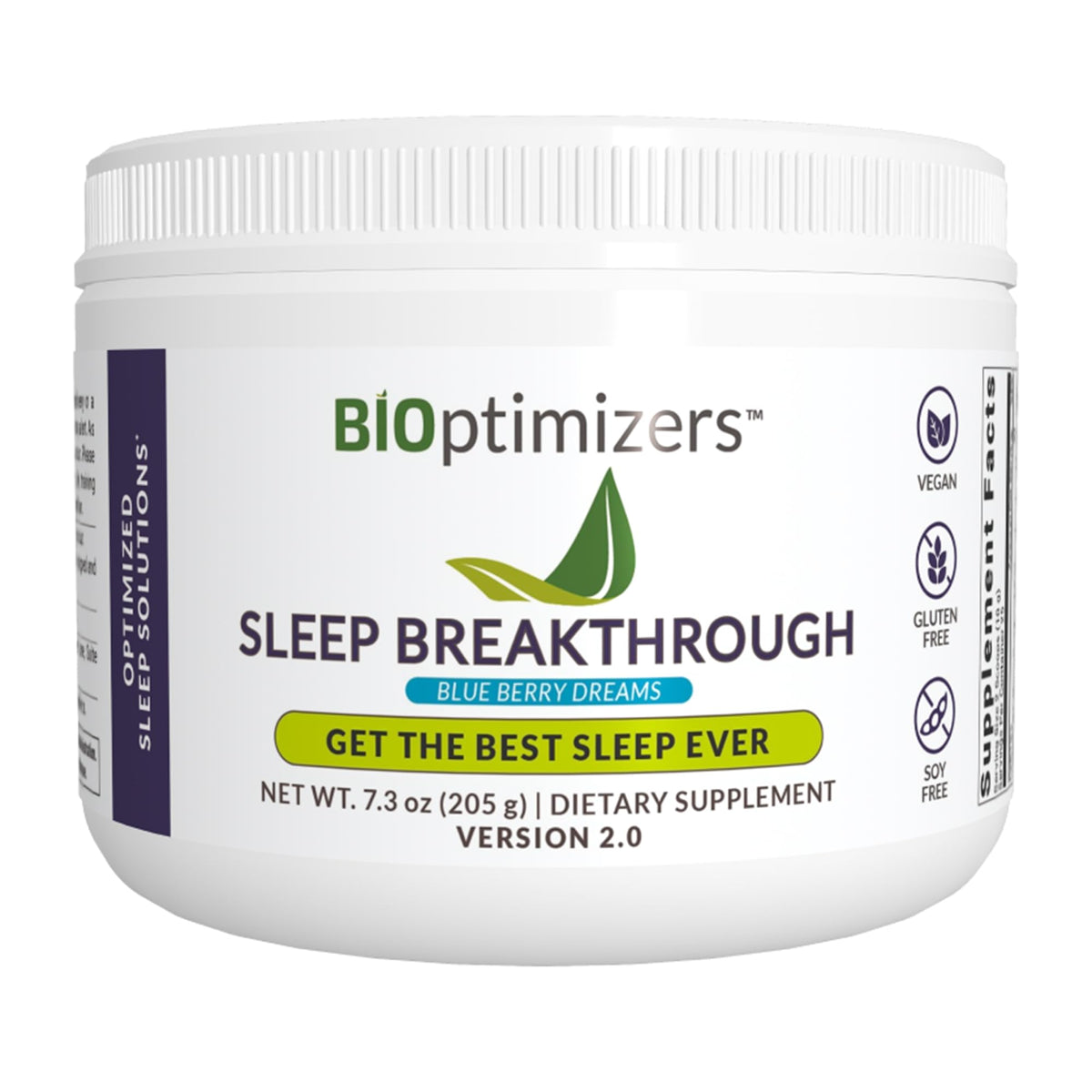 BIOptimizers Sleep Breakthrough 2.0 front label