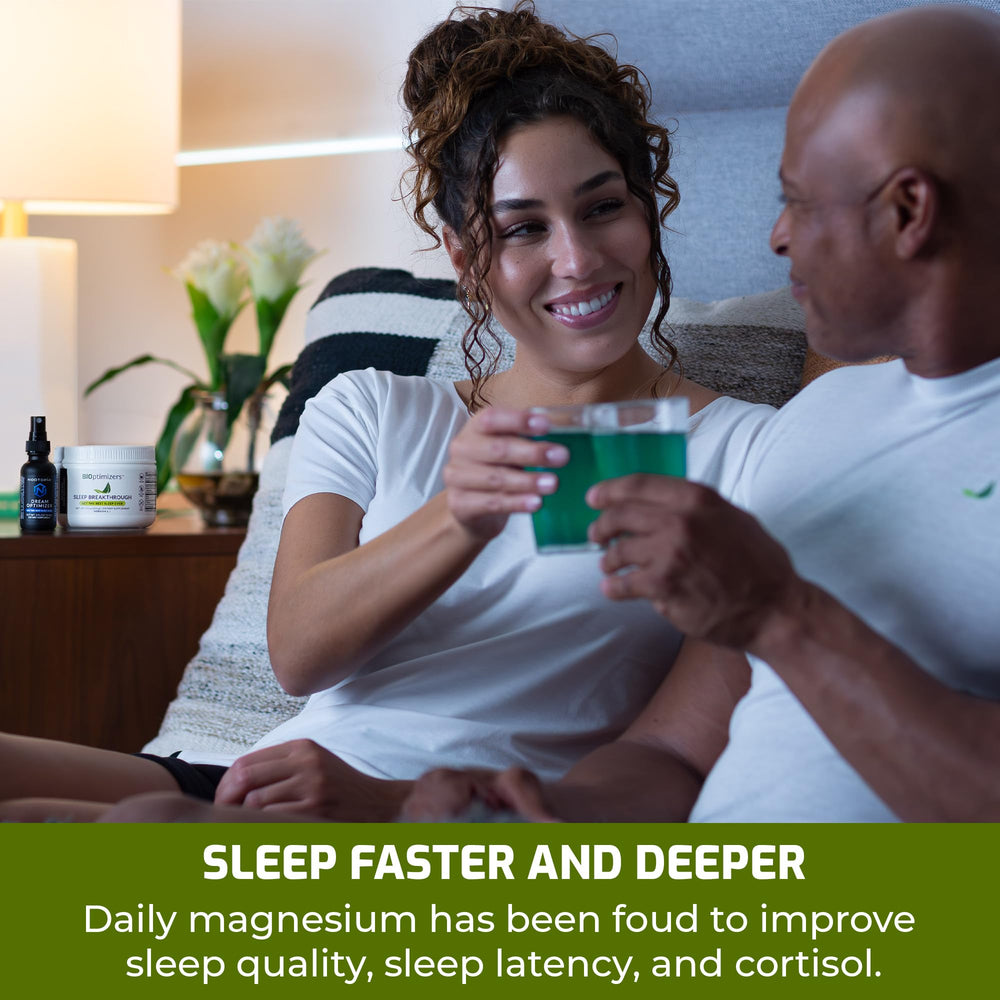 BIOptimizers Sleep Breakthrough ingredient list emphasizes natural, melatonin-free formulation.