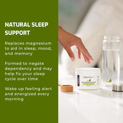BIOptimizers Sleep Breakthrough label closeup highlights vegan and gluten-free features.