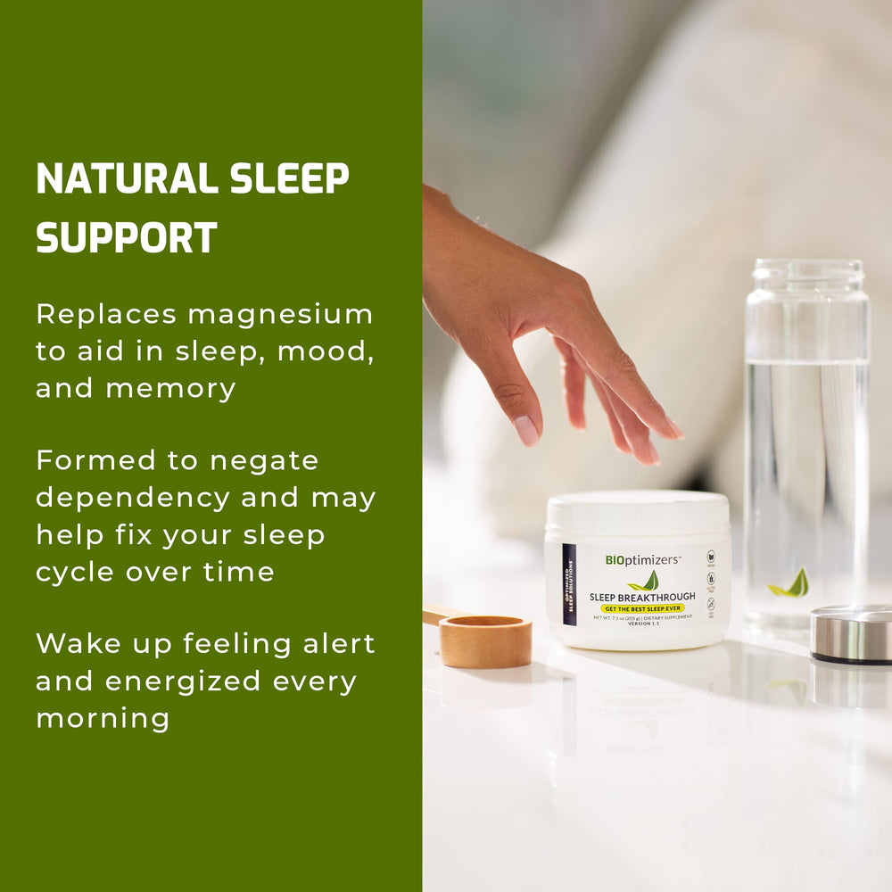 Box and bottle packaging highlighting melatonin-free formula