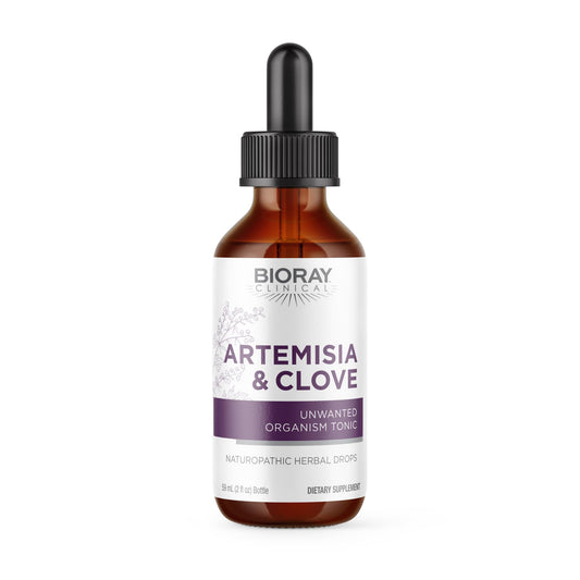 BIORAY Artemisia & Clove 2 oz bottle label
